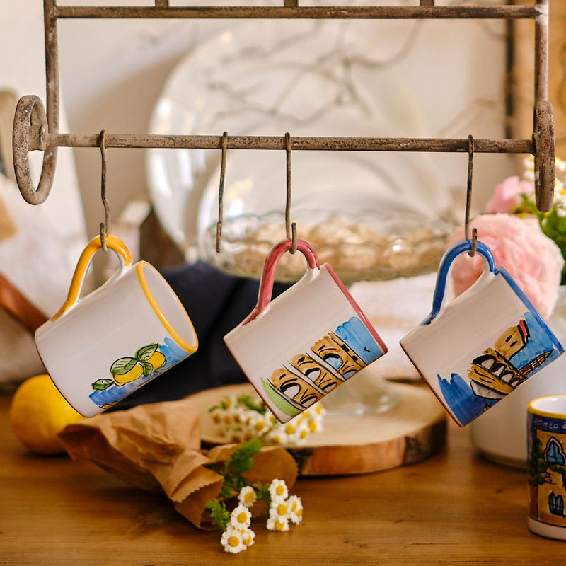 Hand Painted Mugs from Amalfi Coast