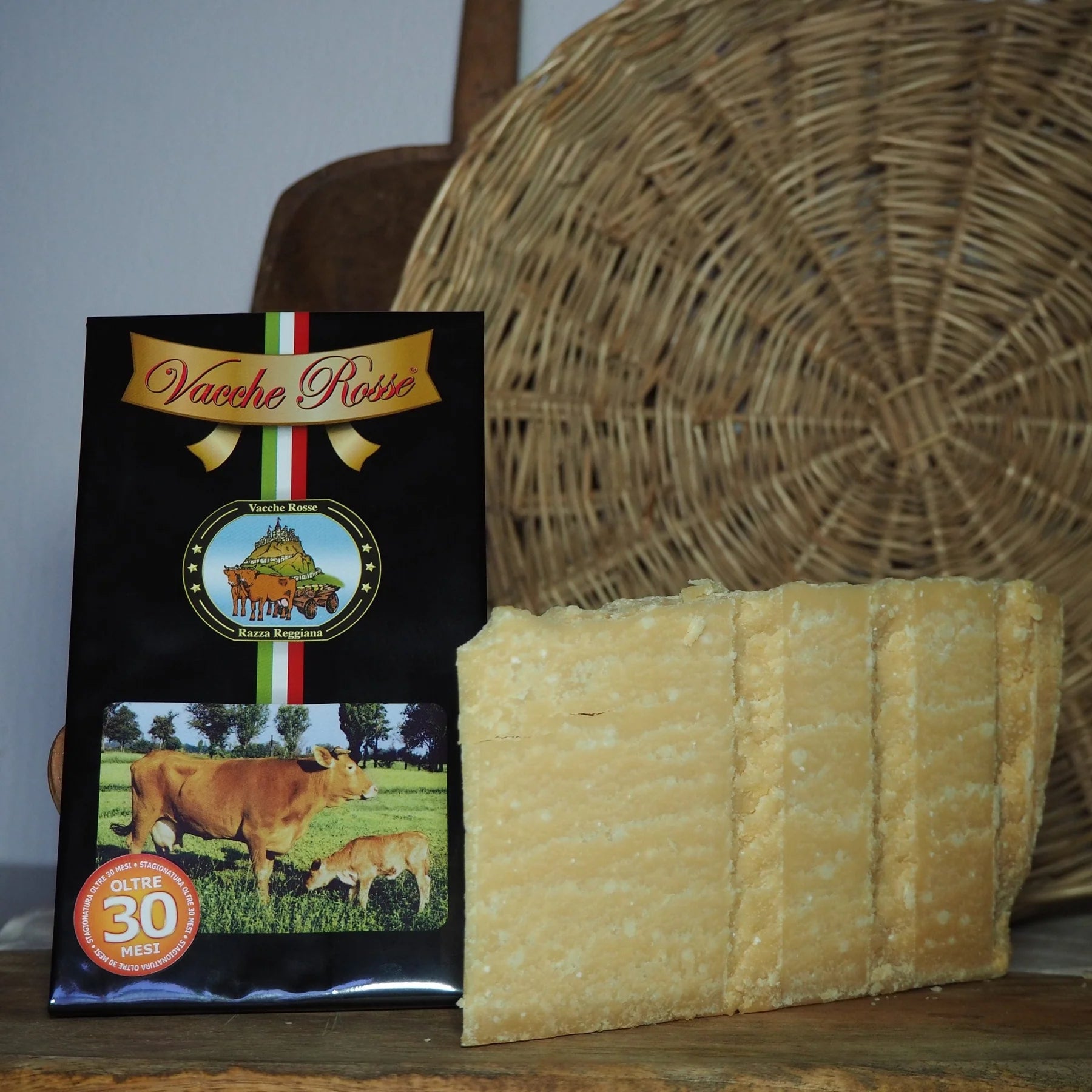 Vacche Rosse - Gereifter Italienischer Käse, über 30 Monate
