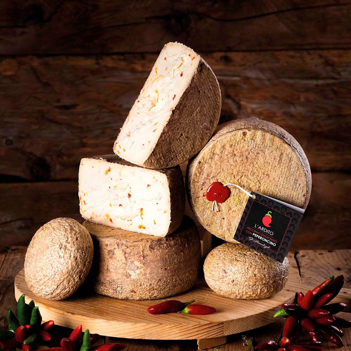 L'Ardito - Gereifter Pecorino mit Chili
