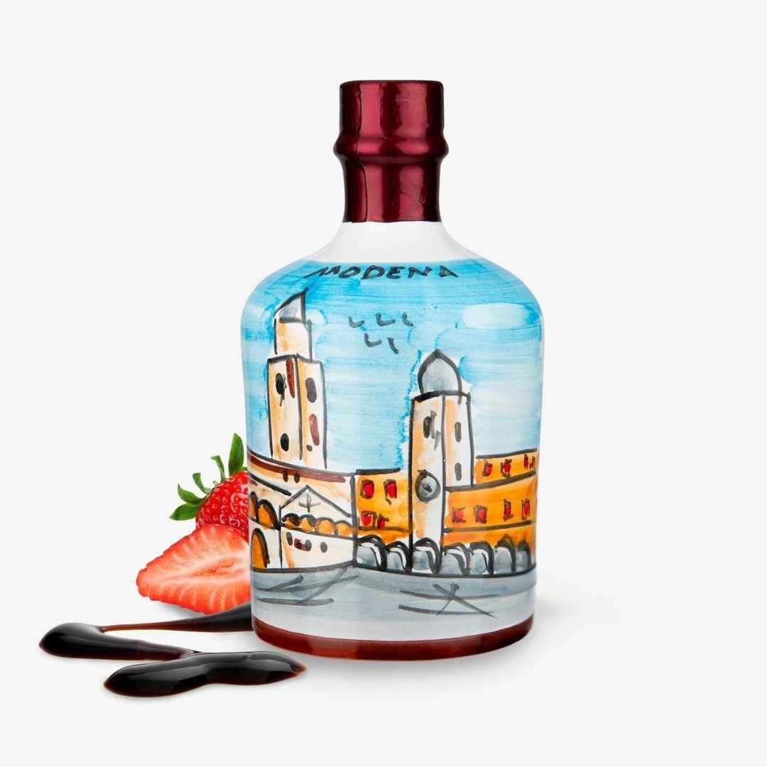 Aceto Balsamico di Modena IGP "Oro" in Giara di Ceramica di Vietri Fatta a Mano