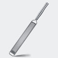 Stainless steel Parmigiano Reggiano cheese grater with rubber handle