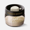 Glass cheese holder with vacuum lid for Parmigiano Reggiano