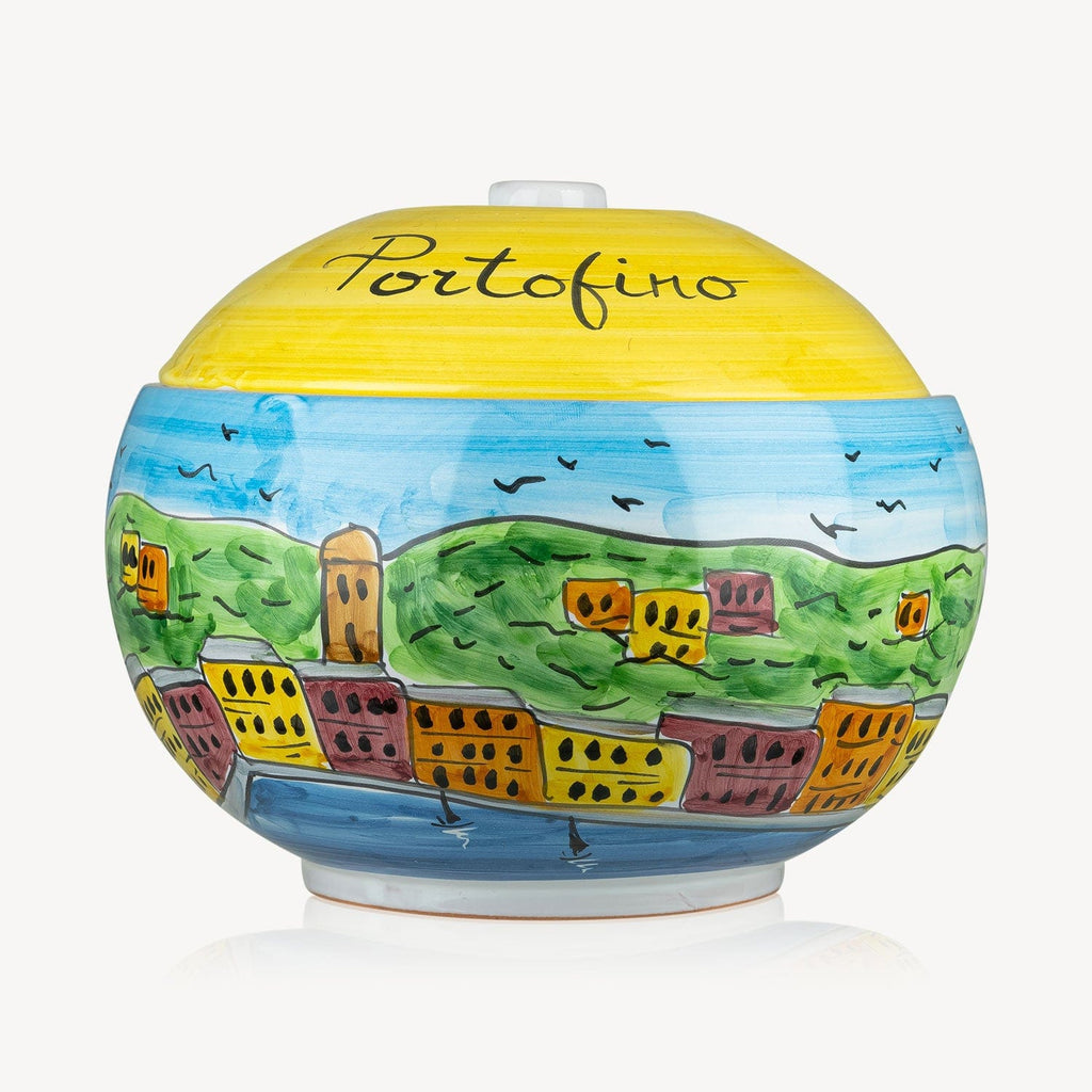 "Portofino" Handmade Cookie Jar