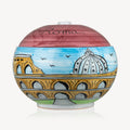 Biscottiera in Ceramica Fatta a Mano "Roma"