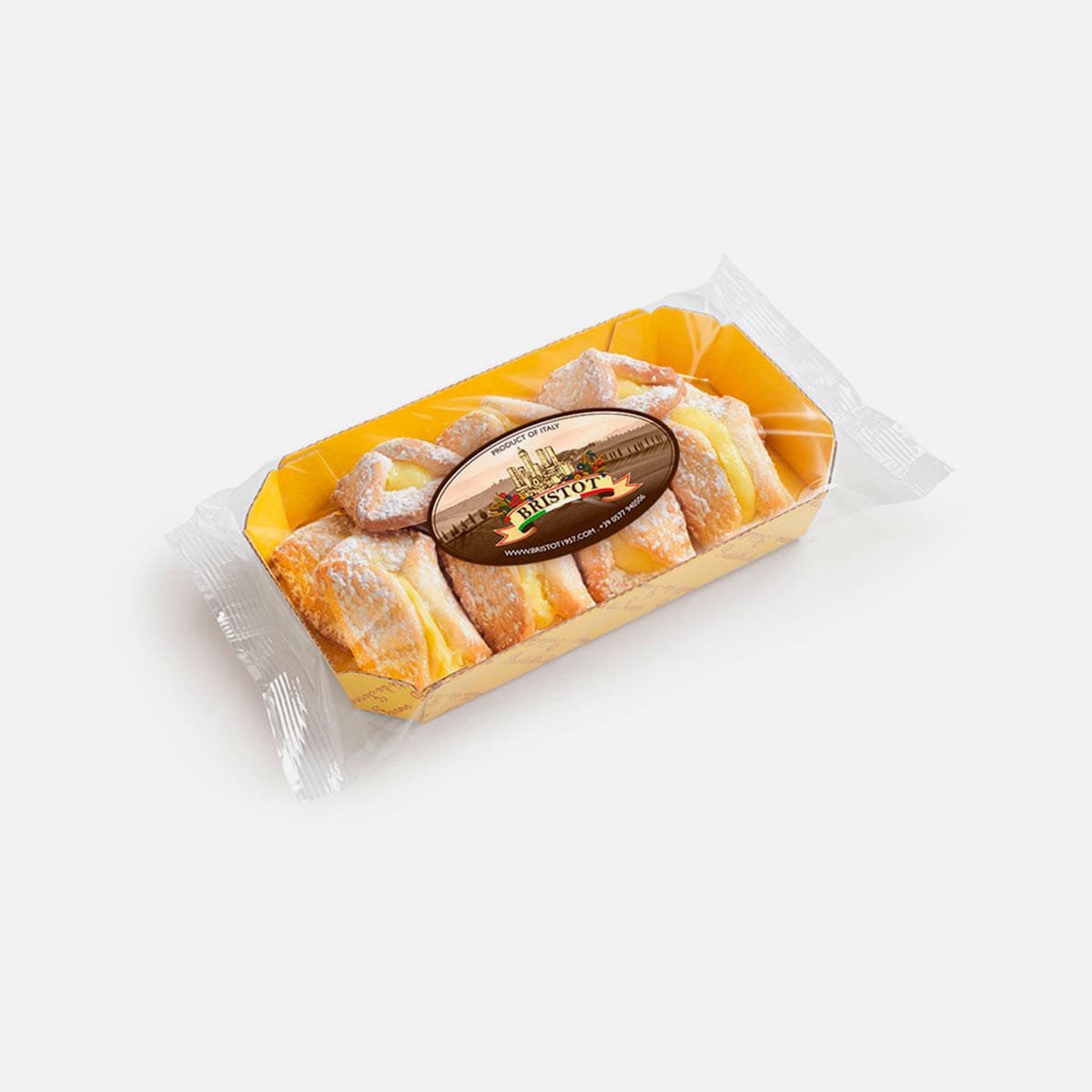 Bauletti Crema Limone – Italian Lemon Cream Shortbread Cookies