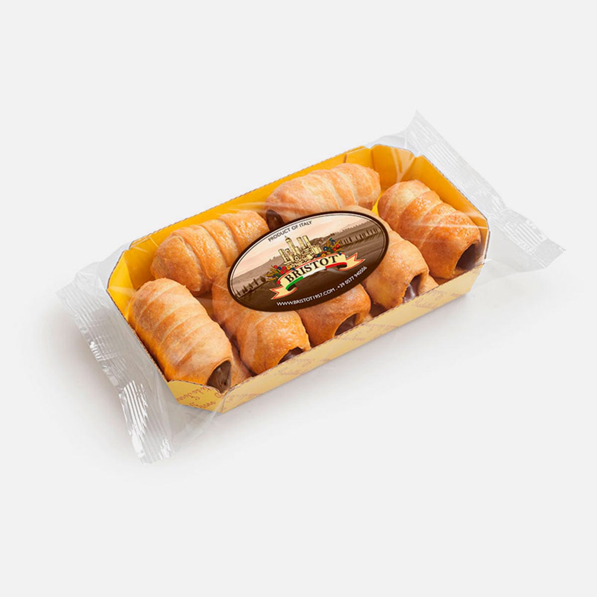 Cannoli Gianduia – Italian Puff Pastry Rolls with Gianduia Cream