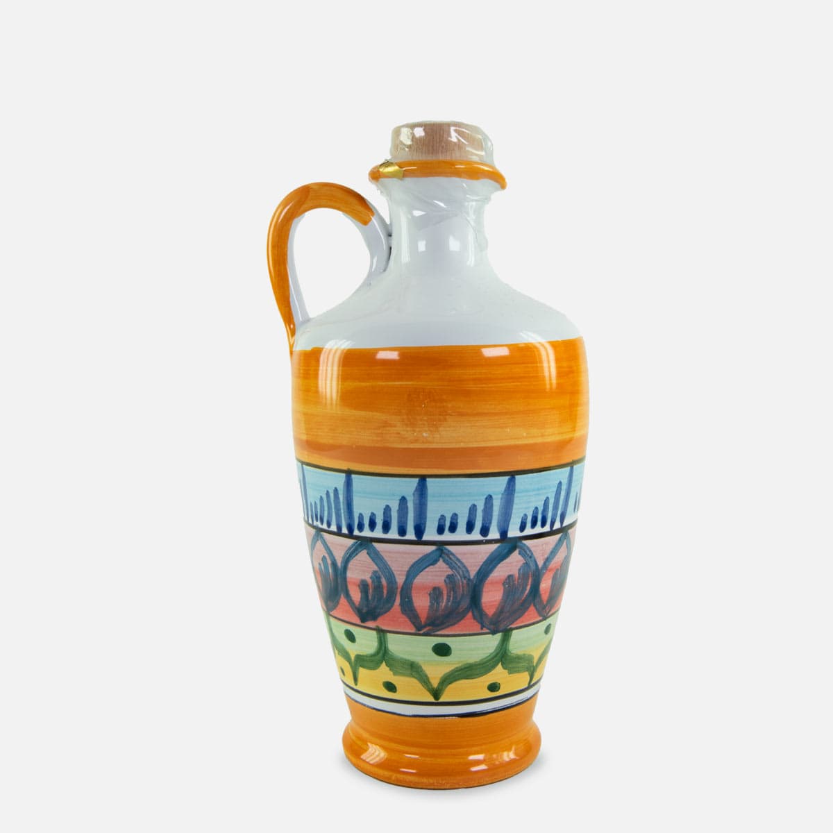 Donna Rosa - Sicilian Extra Virgin Olive Oil in Hand-Painted Ceramic Jar