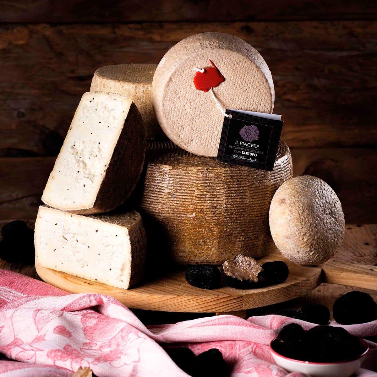 Il Piacere - Gereifter Pecorino mit Sommertrüffel