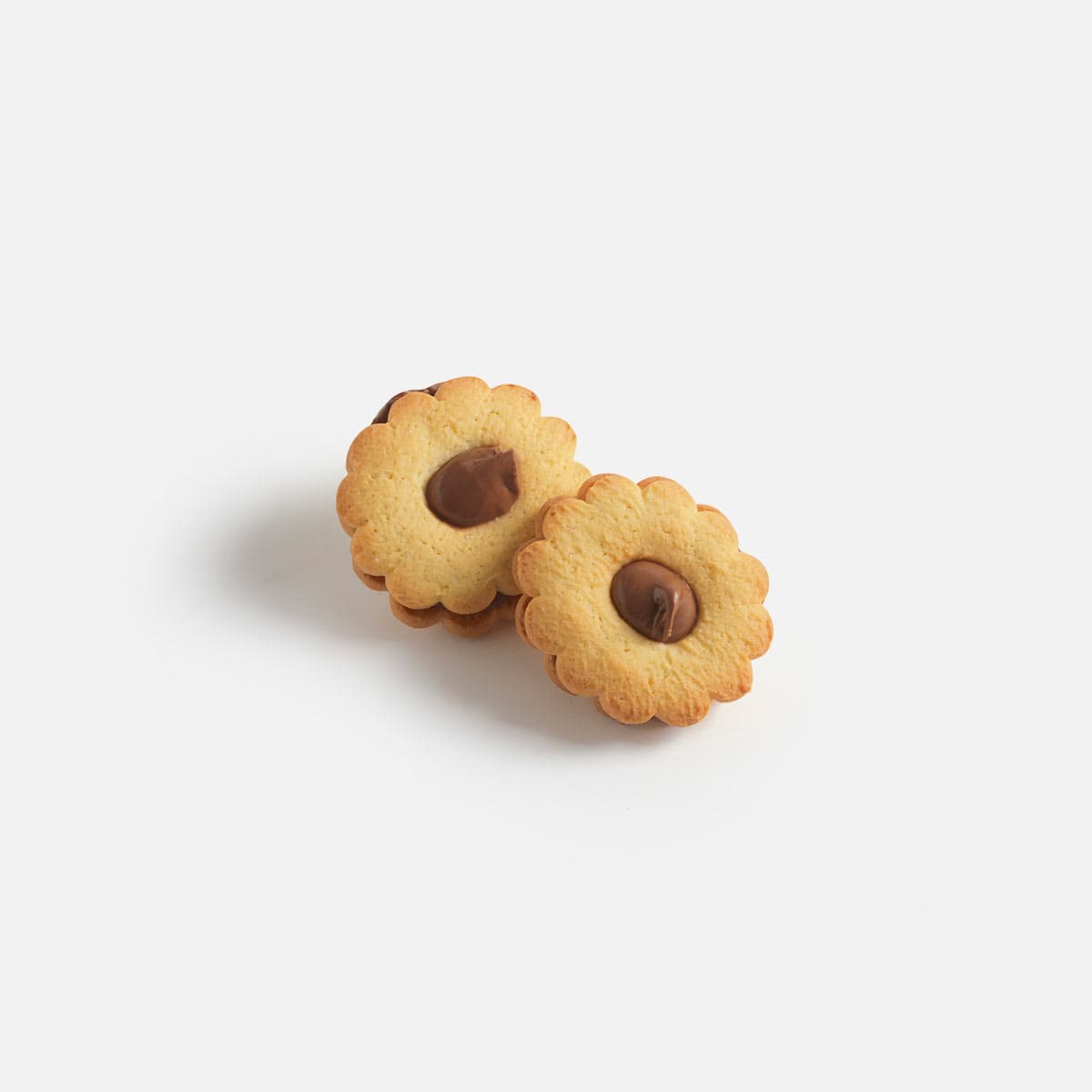 Occhi di Bue Ciok – Italian Chocolate-Filled Shortbread Cookies