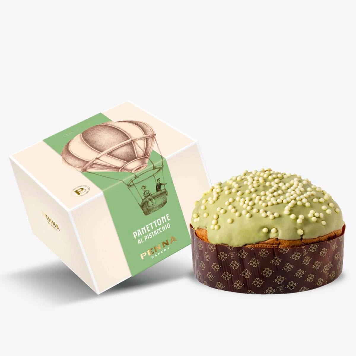 Penna Bakery - Pistachio Panettone with Pistachio Cream