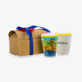 "Portofino" Handmade Painted Shot Glasses - Set of 2
