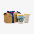 "Sicilia" Handmade Painted Shot Glasses - Set of 2