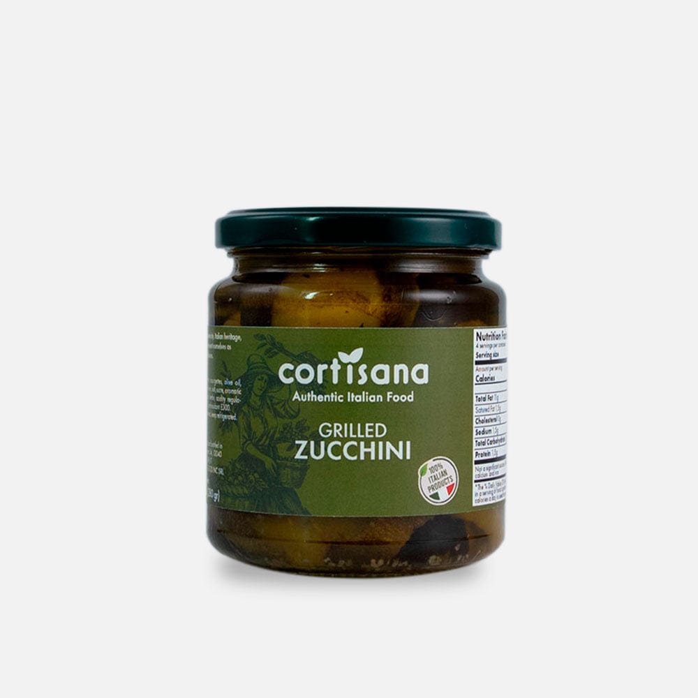 Grilled Italian Zucchini in Olive Oil